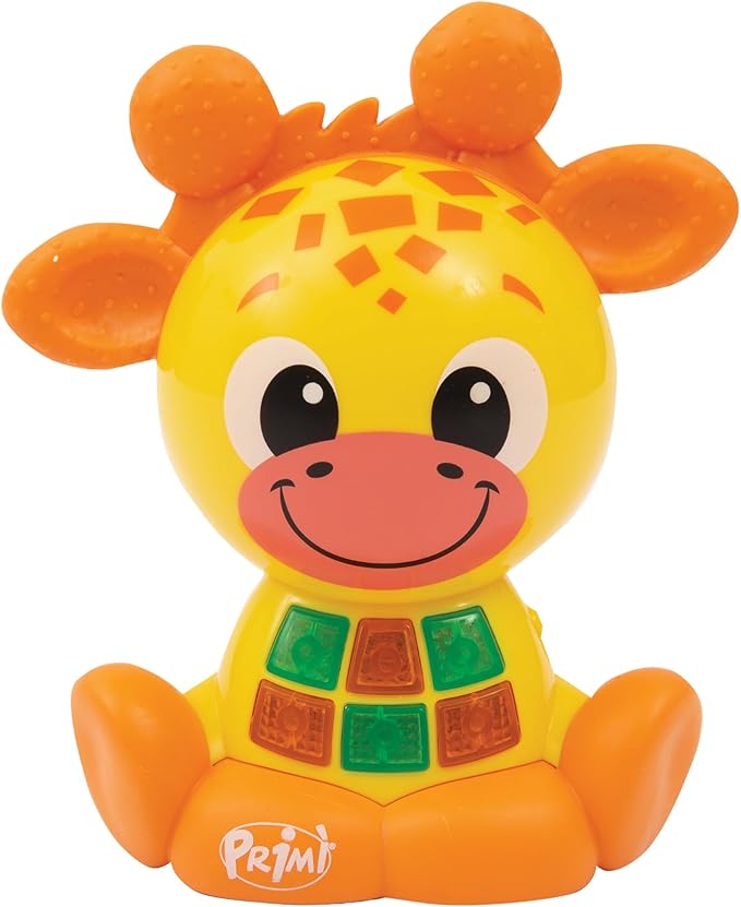 Musical Giraffe, Interactive Game in Italian with Lights, +20 Sounds and Educational Songs, Tactile Ears and Adjustable Volume
