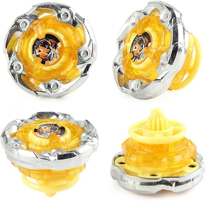 ASVEXKW Battling Set, Spinninning Top Burst Toy Combat Battling Game Set, Spinning & Launchers Stadium, Birthday Gift for Boys, bx 8 Spinning Tops (08-2)