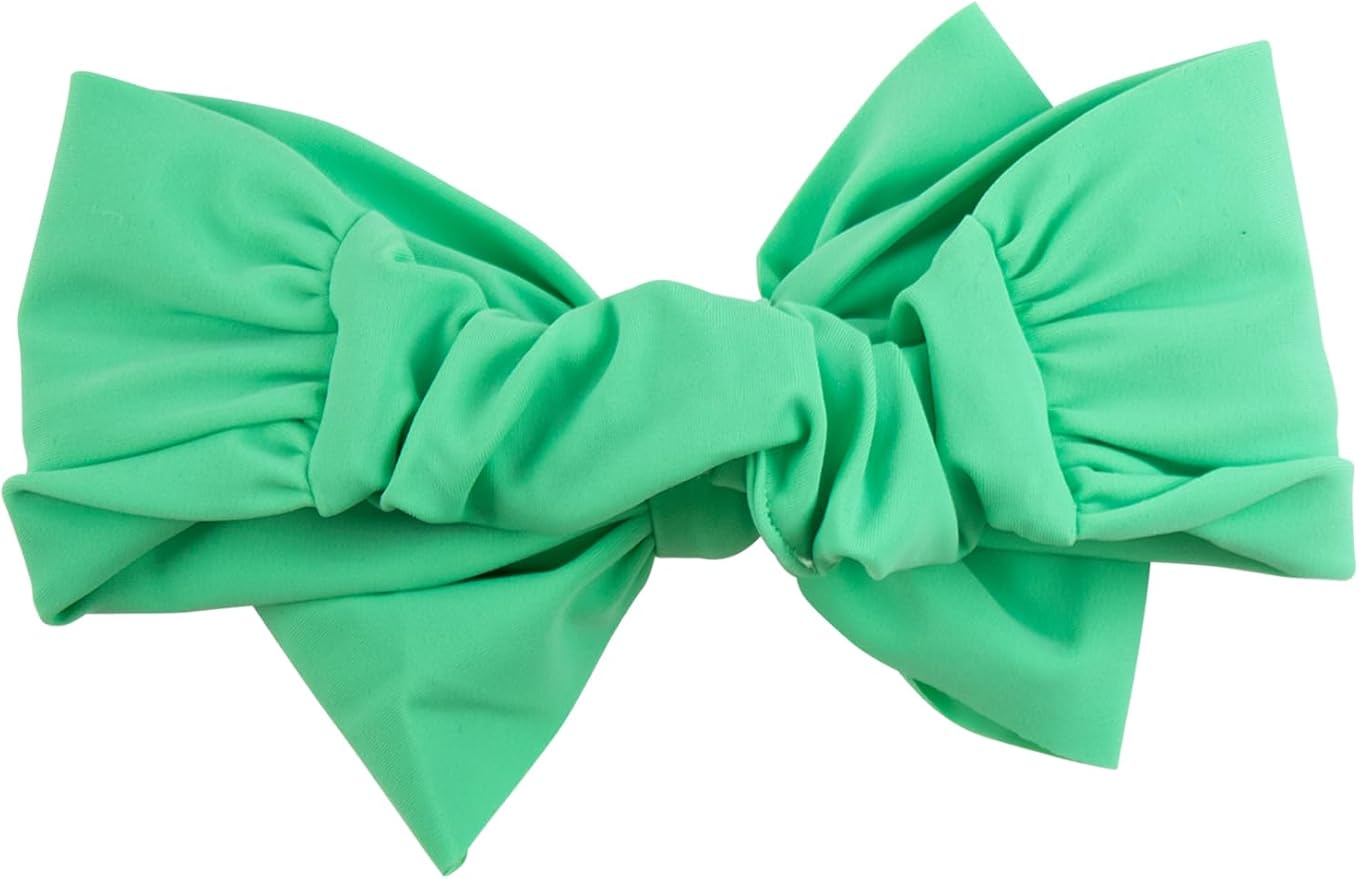 RuffleButts® Girls Swim Bow Headband