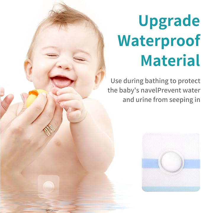 Baby Belly Navel Patches, Cotton Pads for Baby Belly Button, Baby Umbilical Hernia Patch, Newborn Navel Shaper Infant Essentials Must Haves (10 * 10CM 15PCS)
