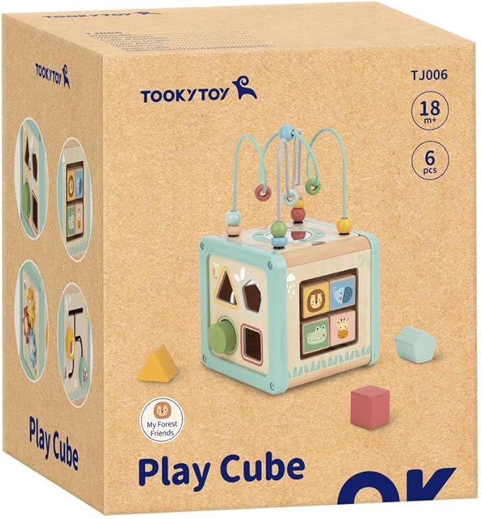 Children Activity Dice of Wood
