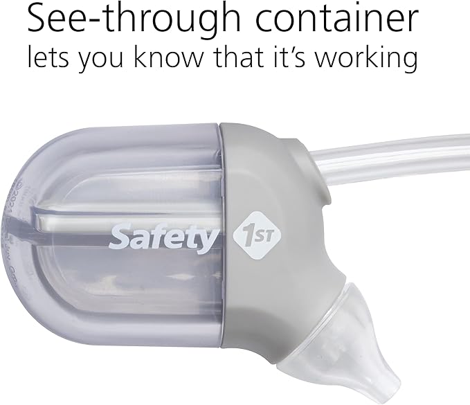 Safety 1st BoogEase Nasal Aspirator, Grey (Pack of 2)