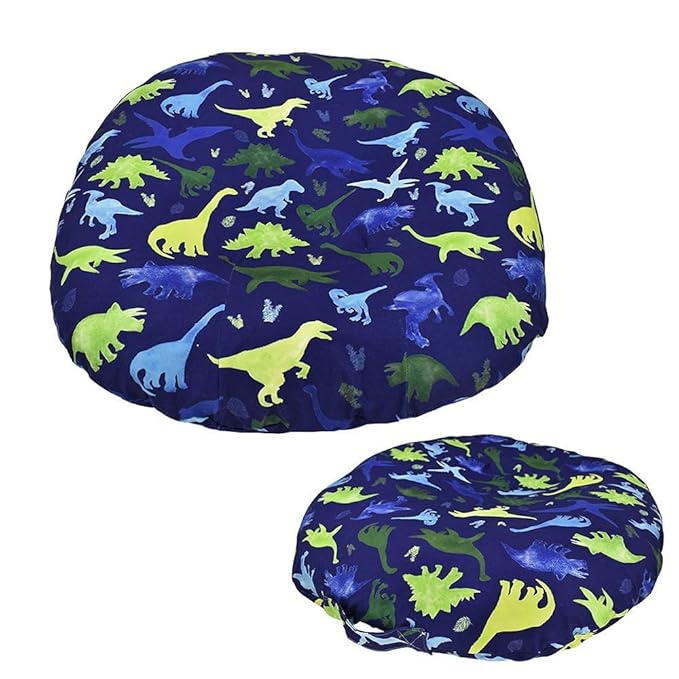 Dinosaur Lounger Cover - Blue, Breathable & Reusable Removable Slipcover for Newborn, Snugly Fit Baby Infant (Boy)