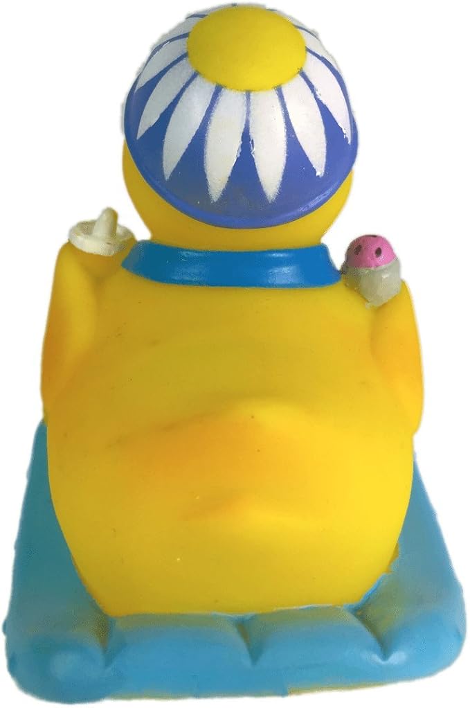 3" Rubber Duck [Sealed Hole, Floats Upright] - Baby Safe Bathtub Bathing Toy - Pool Party Rubber Duck