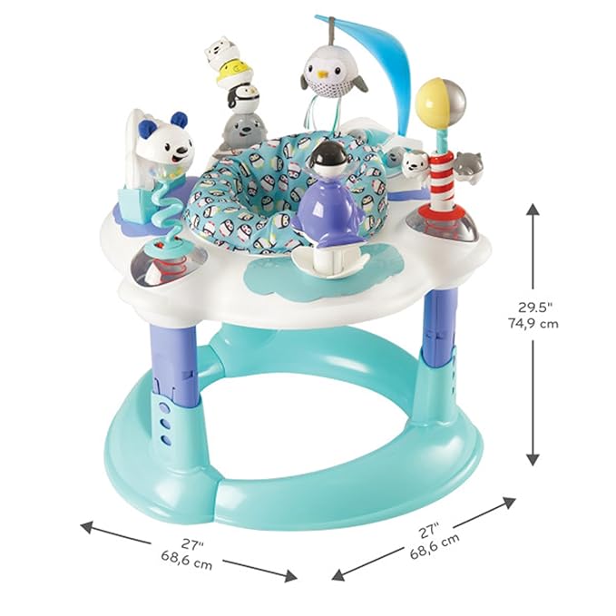 Evenflo Exersaucer Polar Playground Bouncing Activity Center