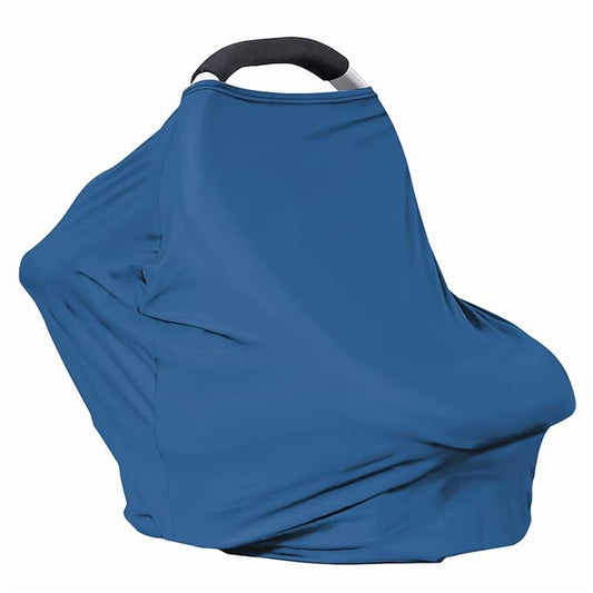 Solid Color Car Seat Nursing Breastfeeding Cover, Multi Use Cover Cozy Carseat Canopy Cover, Infant Babies Stroller Cover,Ultra Soft Stretchy Nurse Gifts Green Breastfeeding Cover