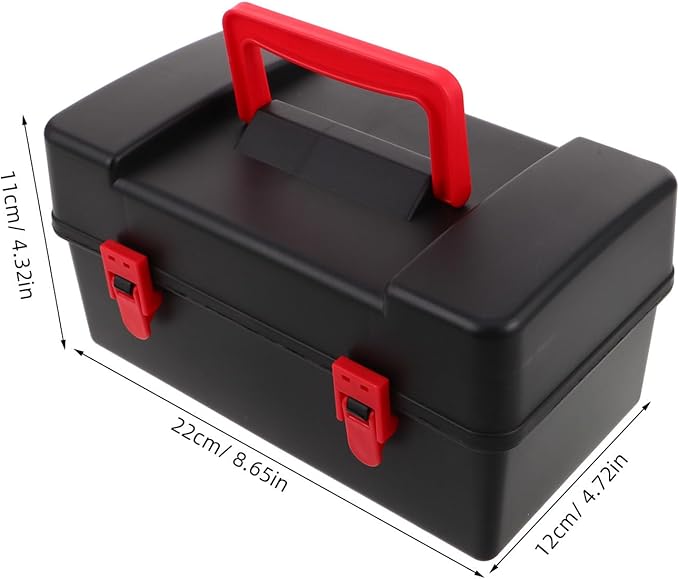 Kisangel Battling Top Storage Case, Spinning Top Carrying Organizer Box Case with Handle and Liners for Kids Portable Gyro Storage Box Travel Toy