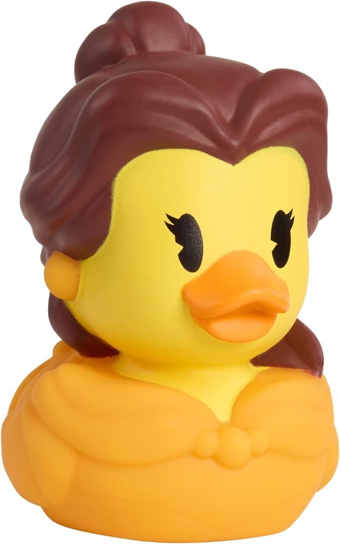 Just Play Character Rubber Ducks - Belle, Bath Toy 3 inch