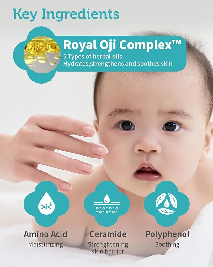 GOONGBE Baby Diapering Cleanser - Korean Baby Hip Buttocks Wash for Baby's Sensitive Skin - Dermatologically Tested - pH 5.5 Soft and Dense Bubble Foam, 10.1 fl.oz. 2 Pack