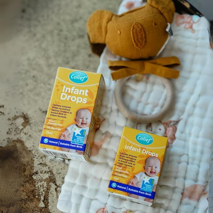 Colief Infant Digestive Aid | Gas Drops for Babies | Natural & Safe Infant Gas Relief | Reduces Baby Colic, Tummy Bloating, Fussing & Crying (0.24)