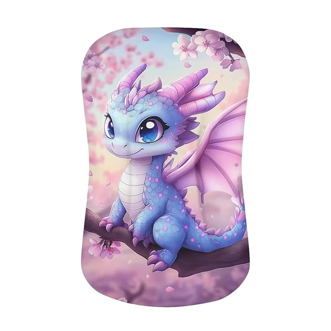 Dragon Snuggle Me Lounger Cover for Baby Boys and Girls, Cherry Blossoms Lounger Pillow Covers, Newborn Infant Nest Slipcover 31.5'' x 21.3''