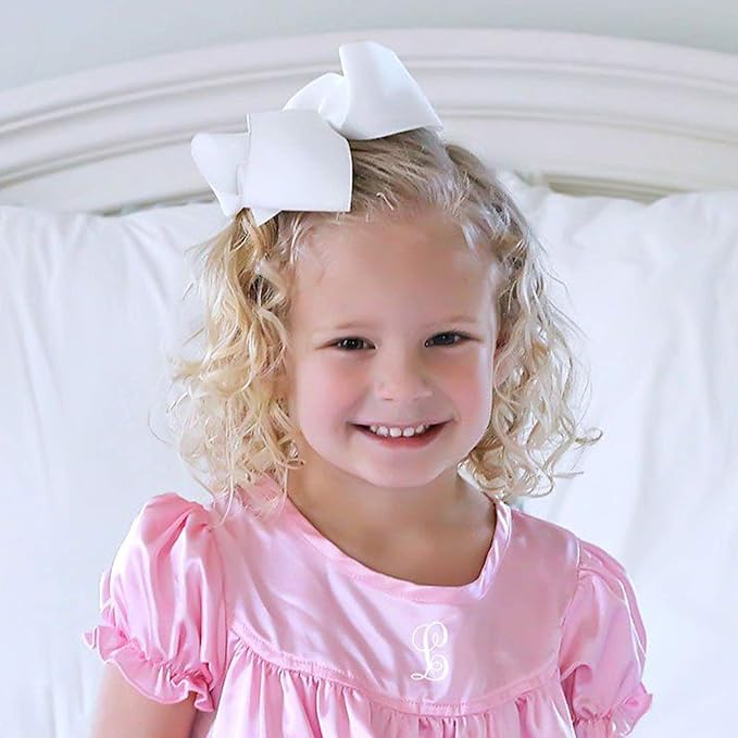 Oaoleer Hair Bows for Girls, 30 Colors 6 Inch Grosgrain Ribbon Hair Bows Clips Alligator Clips Barrettes Hair Accessories, Back to School, Party, Photography, Christmas, Travel