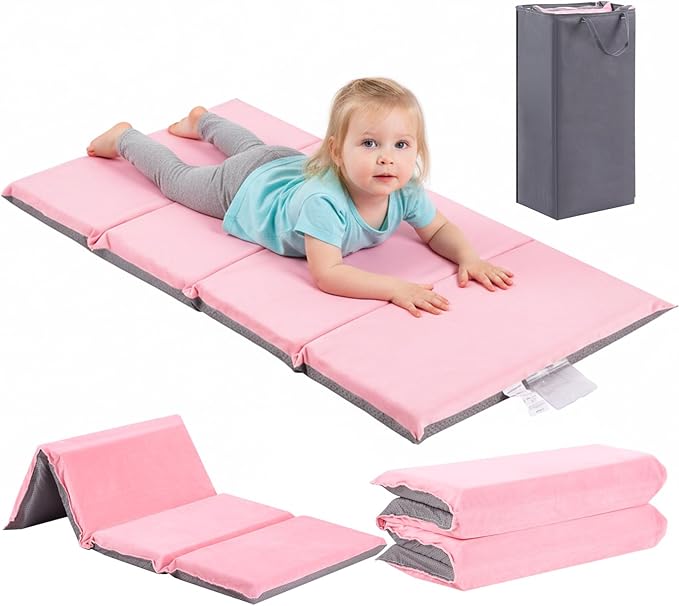 Tiita Kids Nap Mat, Foldable Play Mat, Sleeping Pad