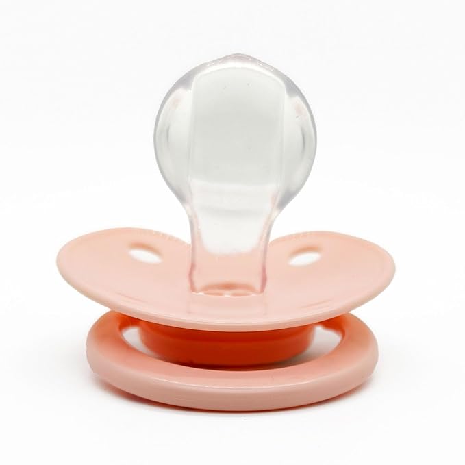 Cute Adult Size Pacifier: Big Shield Paci for Anxiety with Paci Clips - Soft Silicone Large Nipple for Sleep
