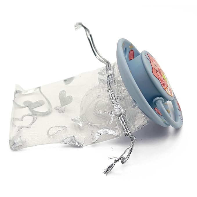 Cute Adult Size Pacifier for Anxiety: Big Shield Paci for Anxiety with Pacifier Clips