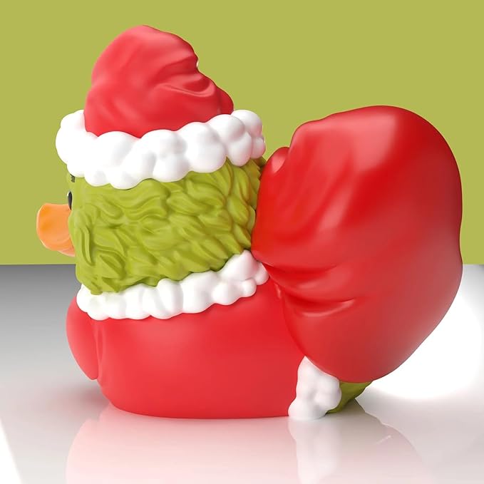 TUBBZ First Edition: The Grinch - Santa Outfit Grinch Cosplaying Rubber Duck Vinyl Figure