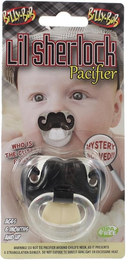 Billy Bob Lil Sherlock II Baby Pacifier