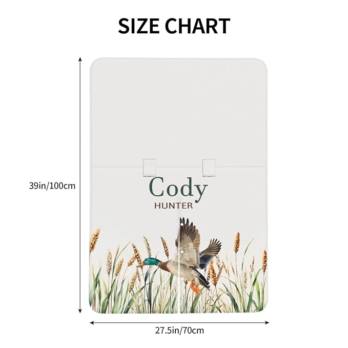 Personalized Baby Car Seat Canopy with Name – Wild Duck Theme, Custom Minky Nursing Cover for Boys & Girls, Soft Stroller Cover for Infants & Newborns, Carseat Canopy for Breastfeeding