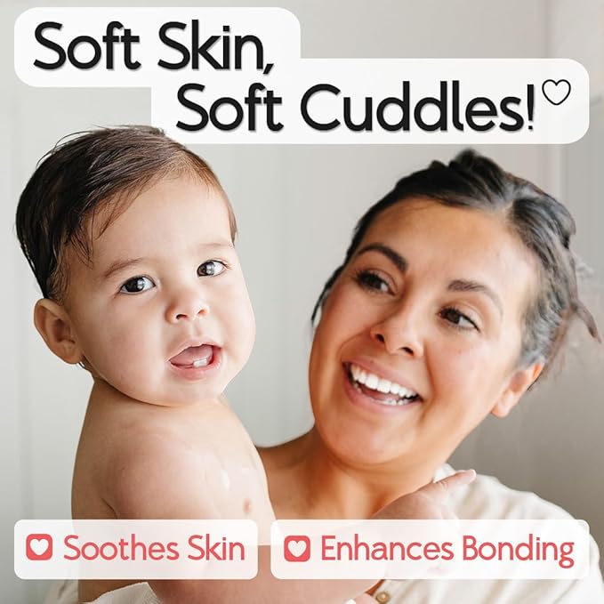 SplashEZ Cradle Cap Brush for Babies | Soothing Newborn Head Massager | Food-Grade Soft Silicone Baby Bath Brush & Scalp Scrubber | Infant Cradle Cap Comb - Organic Shape & Ladybug Design, 2-Pack