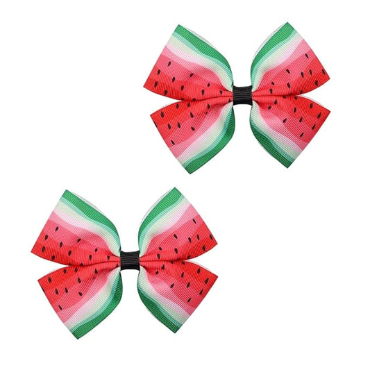Fruit Hairpin Watermelon Bow Hair Clips Non Slip Hair Clip Fruit Accessories for Women Girls Hair (B6)