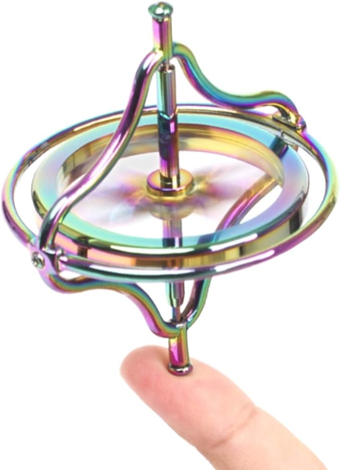 Metal Anti-Gravity Gyroscope Balance Toy (Colorful)