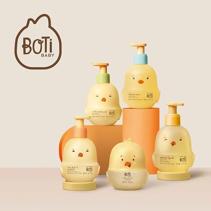 O BOTICARIO Boti Baby Shampoo, Hypoallergenic & Tear-Free for Kids: Vegan, Alcohol-Free, Paraben-Free