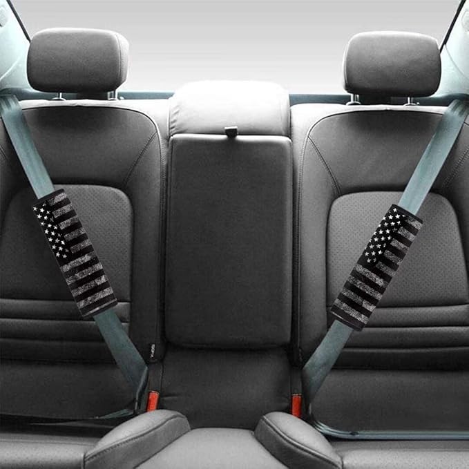 2 Pack Car Seat Belt Pads Colourful Mushrooms Seatbelt Protector Soft Comfort Seat Belt Shoulder Strap Covers