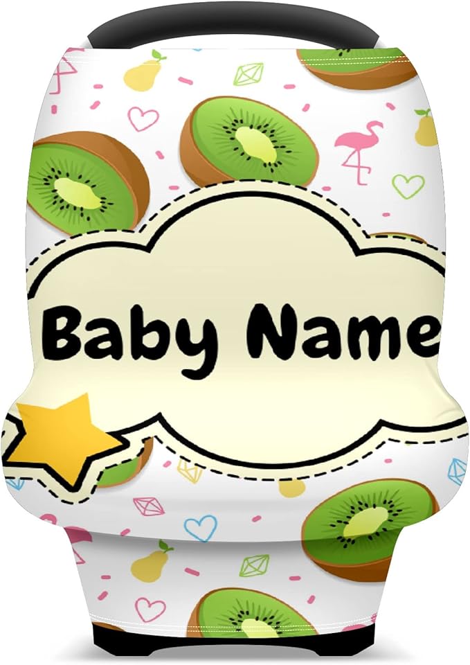 Baby Car Seat Stroller Cover Nursing Cover New Mom Breastfeeding Scarf Soft Stretchy Infant Carrier Cover Car Canopy Coverage