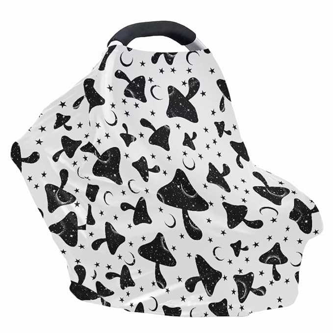 Coldinair Mushroom Multifunctional Nursing Cover Multi Use Cover for Baby Car Seat Canopy Shopping Cart Cover,Stroller Cover