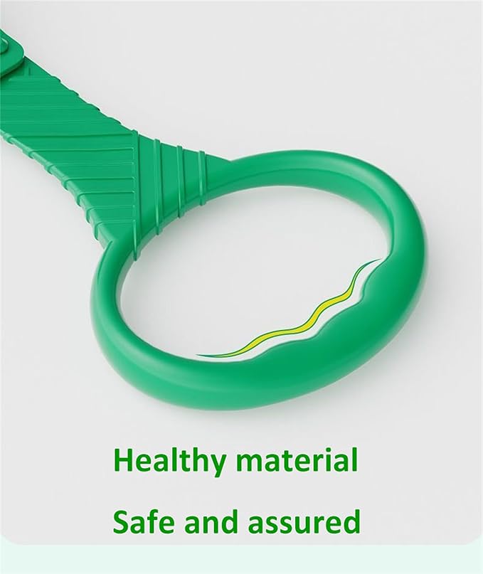 4 Pcs 4 Color Walk Assistant Plastic Crib Pull Rings for Pull Up Rings Cot Hanging Rings for Infant Toddler Practice Tool (4, 7.5 inch)