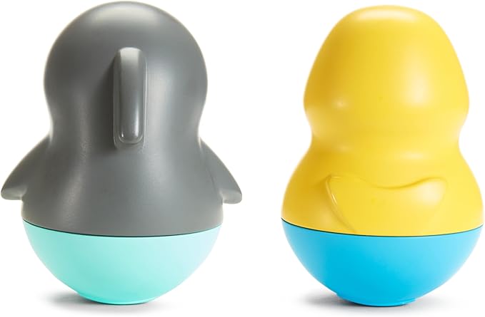 Munchkin® Bath Bobbers Mold Free Baby and Toddler Bath Toy, 6+ Months, Dolphin/Walrus