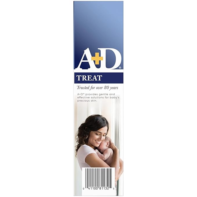 A+D Diaper Rash Cream, Zinc Oxide Cream, 4 oz (113 g) by A&D