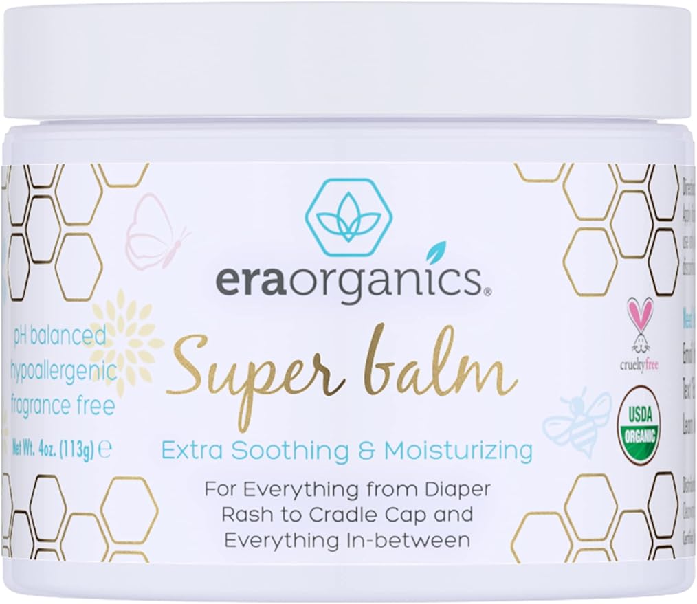 USDA Organic Baby Care Duo – Talc-Free Baby Powder & Healing Ointment for Sensitive Skin – Natural Relief for Eczema, Rashes, Cradle Cap, and Diaper Rash