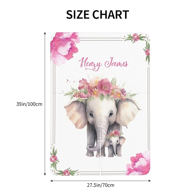 Personalized Baby Car Seat Canopy with Name Custom Minky Elephant Car Seat Covers Nursing Cover for Breastfeeding Multi-Use Cover Infant Carrier Carseat Winter Cover for Newborn Girls Boys