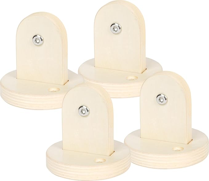 Small Foot Adapter for Espalier Adventure Wood, 4 Pieces, from 2 Years, 12485