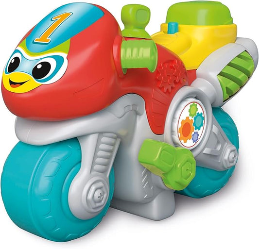Clementoni- Marcial Moto World Interactive Baby Toy: Interactive Toy with Lights & Sounds, Educational & Fun, Learning Letters & Numbers (10+ Months)