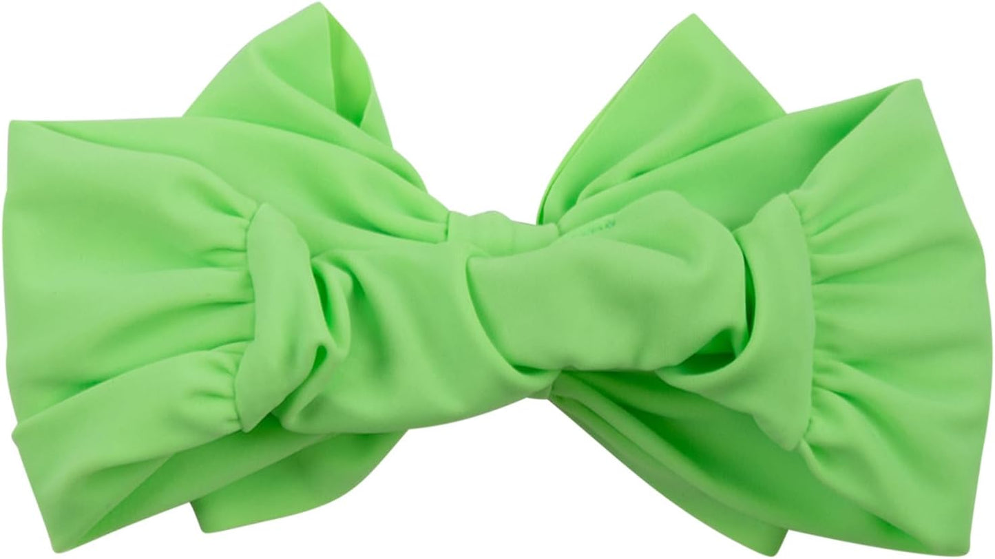 RuffleButts® Girls Swim Bow Headband