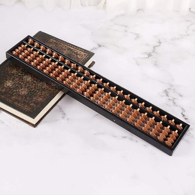 Portable Chinese 23 Digits Column Abacus Soroban Calculating Counting Model