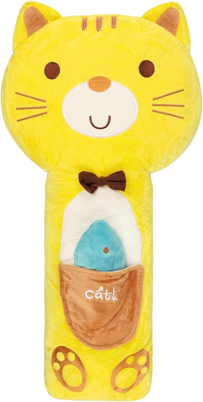 Kids Seat Belt Pillow Cartoon Car Travel Pillow Neck Support Car Pillow Seat Belt Shoulder Cover Pillow Headrest Shoulder Pillow Soft Auto Seat Belt Cushion Back Cushion Car Trim