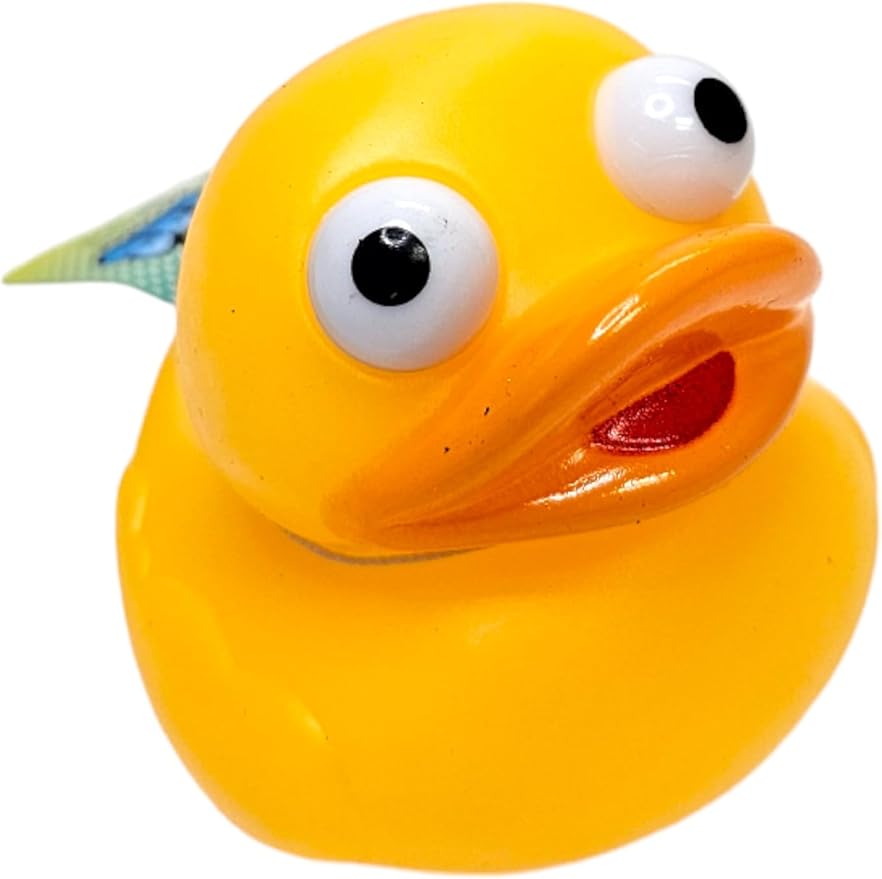 2" Ducky Eye Poppers (50 Pack) Fun Carnival Prize and Party Favor. Bath Tub Toys and Jeep Duck Ducking (50 Pack)