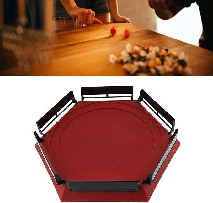 Battle Top, Detachable Battling Top Stadium for Burst Spinning Toy, with Removable Design Easy Storage and Carry, Safe Polished Edge for Kids Gifts (215g/7.6oz)