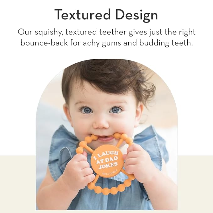 Baby Teether by Bella Tunno, Silicone Teethers for Babies 3-6 Months, 6-12 Months, Toys, Pacifier, Teething Relief, Boys, Girls, Baby Bro