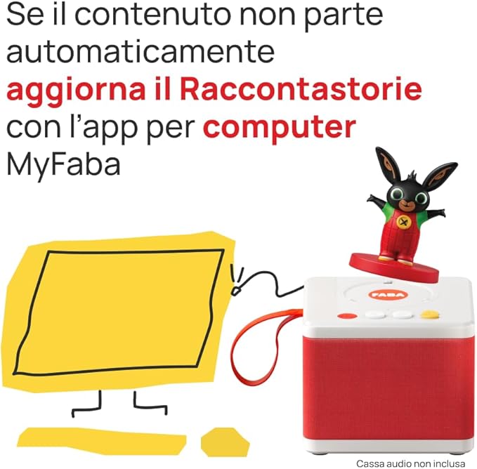 FABA Sound Character A Day with Bing Italian Version: Stories & Songs for Boys & Girls 1-3 Years
