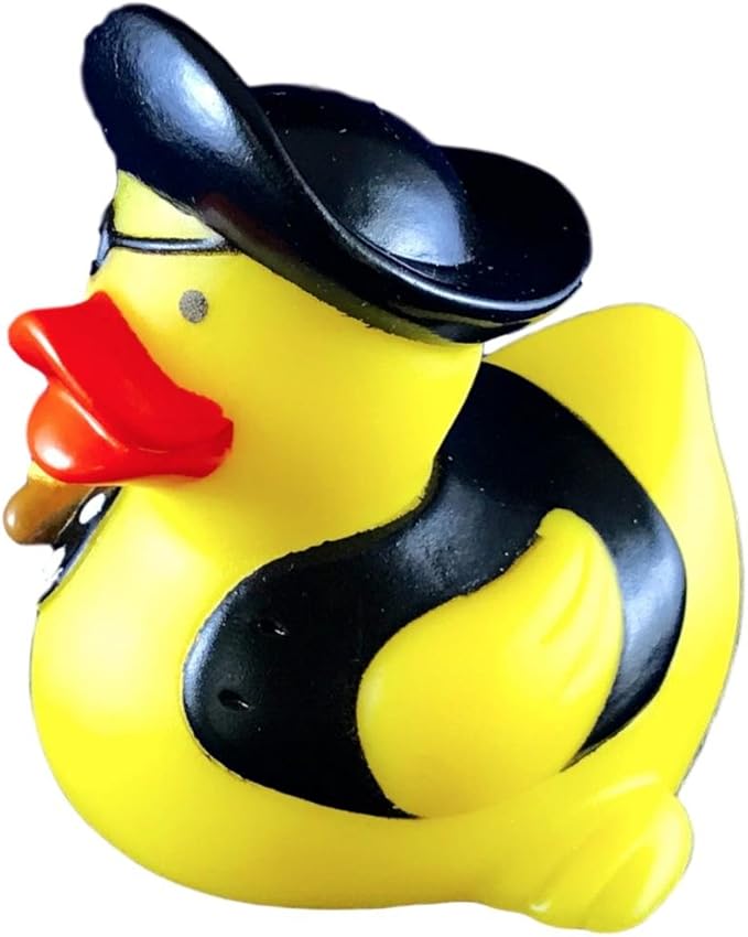 3" Pirate Rubber Duck [Sealed Hole, No Mildew] - Baby Safe Bathtub Bathing Toy