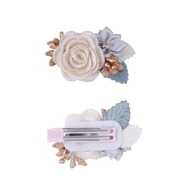 Flower Hair Clip BFNAAgirl Baby Girl Hair Bows Exquisite Hair Accessories Alligator Clips for Infants Toddlers Teen Kids Gift 3pcs/set