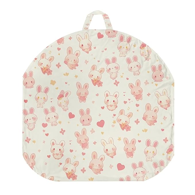 Newborn Lounger Cover, Reusable Infant Lounger Pillow Cover Stretchy Baby Lounger Slipcover Soft Infant Lounger Pillow Cover for Most Babies Rabbit