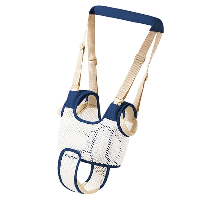 Generic Toddler Walking Harness - Toddler Walker Harness Belt Helper | Baby Learning to Walk Belt | Toddler Walking Harness Helper Assistant Protective Belt for Age 4-28 Month Toddler, Blue