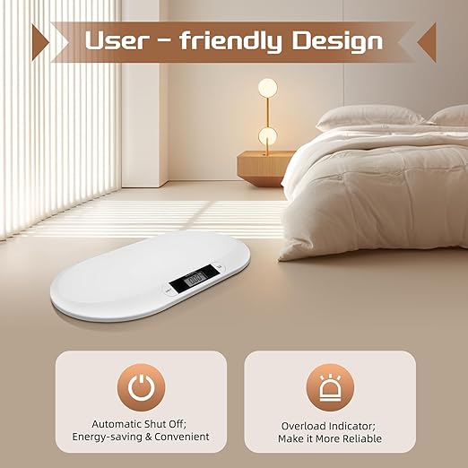 Baby Scale,Digital Baby Scale Weight All Family, Weighing Newborn Wiggly Babies, Pets, Cat and Dog