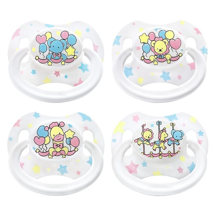 LittleForBig Bigshield Generation-II Adult Sized Pacifier Printed Set - Little Circus Pattern