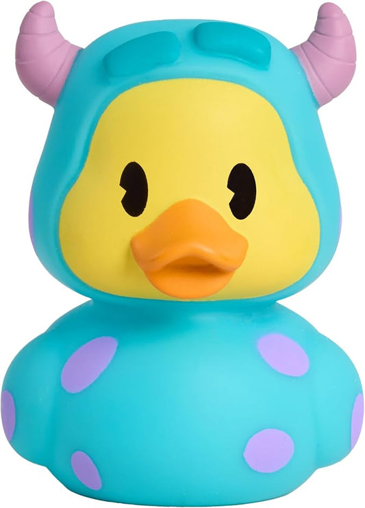 Just Play Duckalooz 3" Sully Bath Rubber Duck, Monsters Inc Collectible